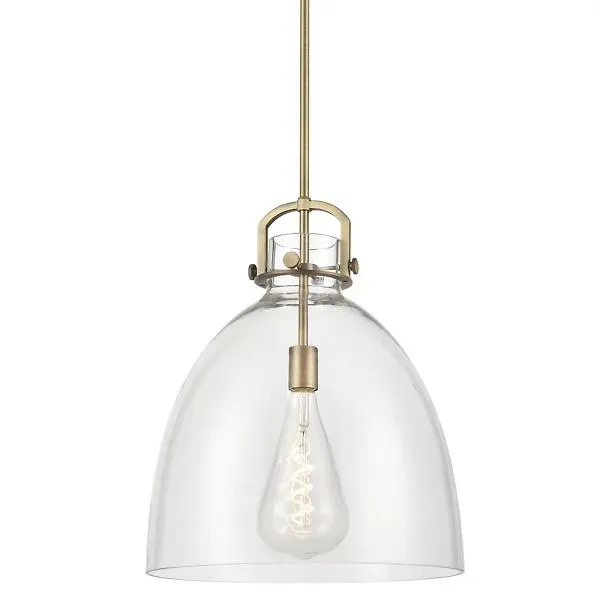 Preston Arched Frame Glass Dome Pendant