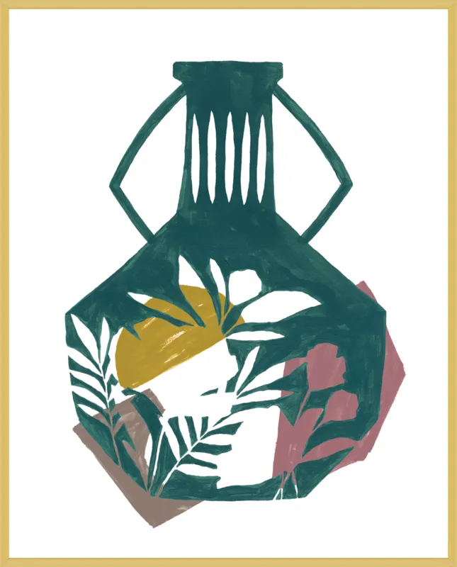Vase Shapes by Cece Merkle for Artfully Walls