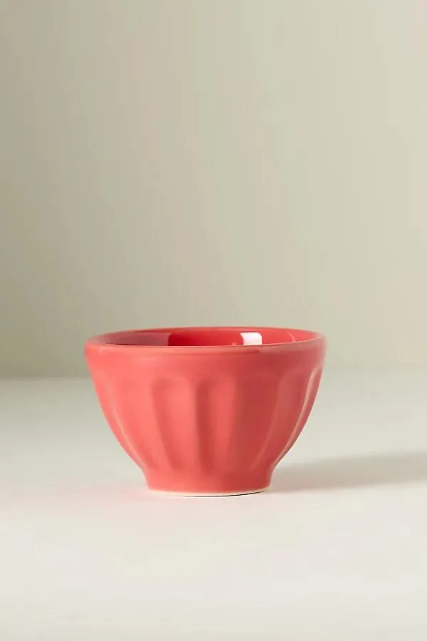 Amelie Latte Portuguese Stoneware Nut Bowls, Set of 4