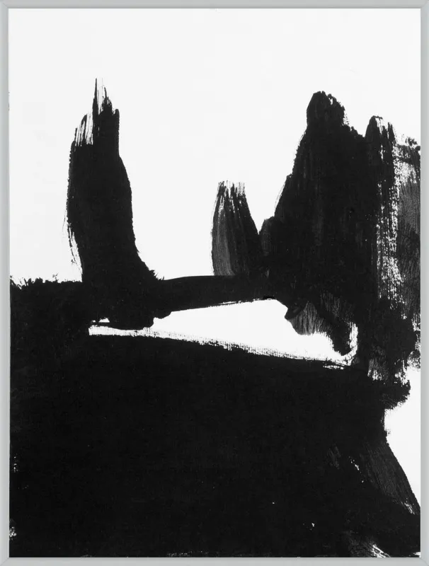 Landscape of a field and cypress trees by Daniela Orlev for Artfully Walls