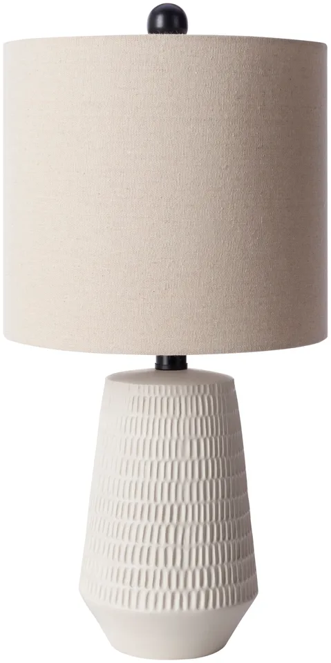 Leipzig  Textured 21"H x 10"W x 10"D Accent Table Lamp
