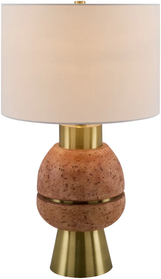Niobe  Painted 25"H x 14"W x 14"D Accent Table Lamp