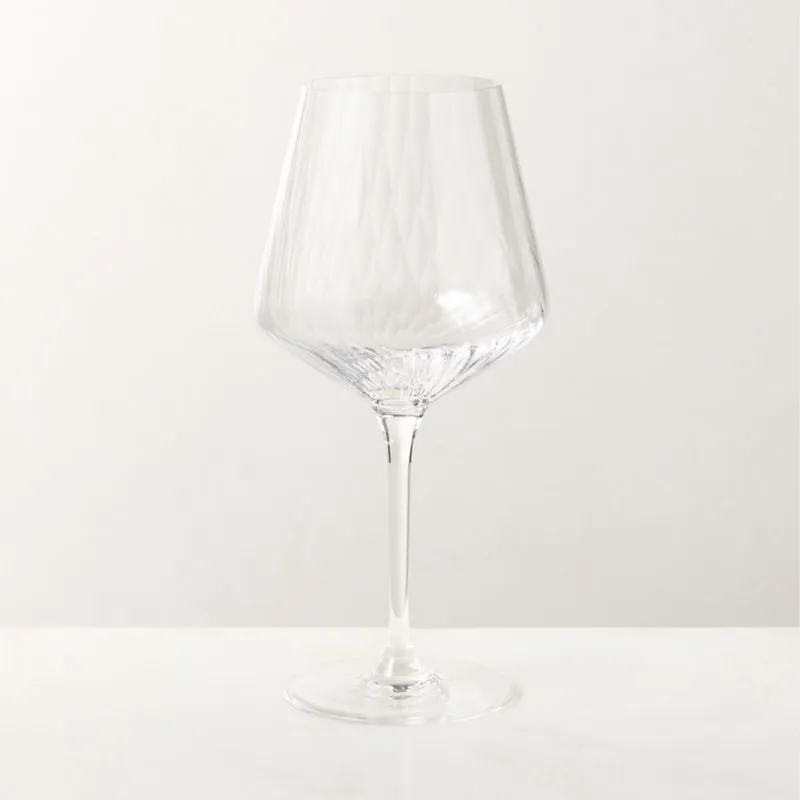 Stella Optic Red Wine Glasses Set of 6