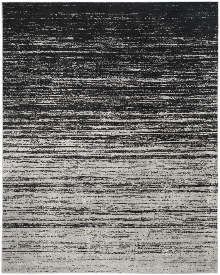 Arlo Home Woven Area Rug, ADR113A, Silver/Black,  8' X 10'
