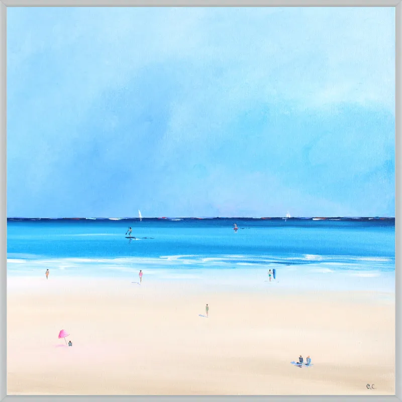 Smooth Ocean Sale by Caroline Chriss  for Artfully Walls