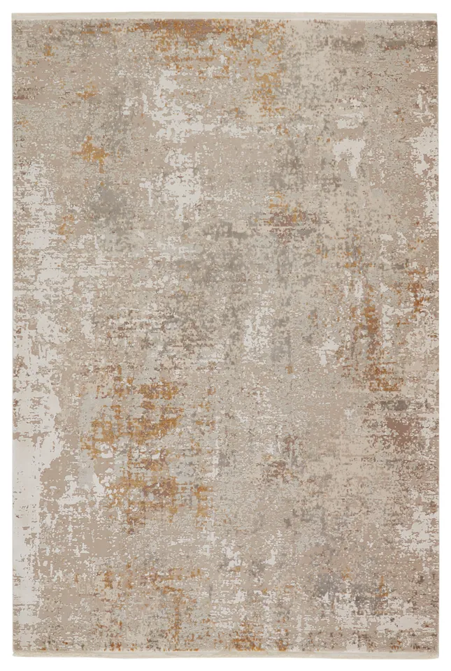 Henson Abstract Gray/ Gold Area Rug (5'X8')