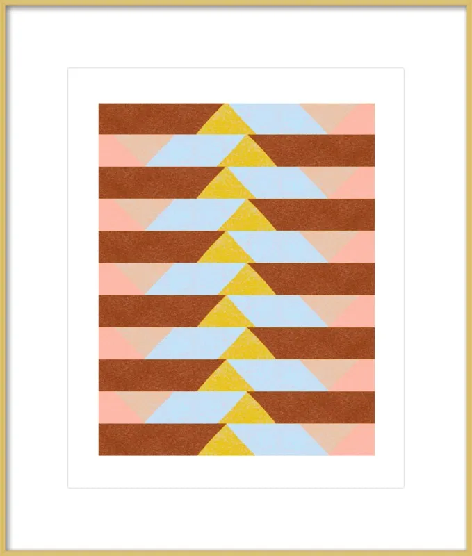 Color Ideas 32: Dusty Pink, Rust, Celadon & Sky by Jessica Poundstone for Artfully Walls