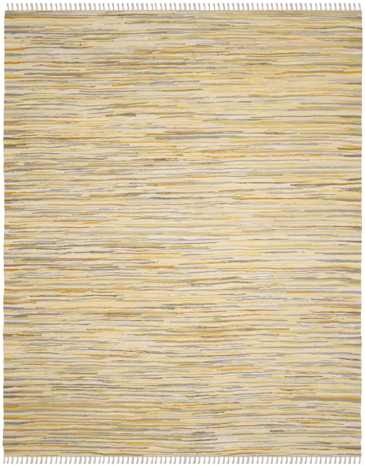 Arlo Home Hand Woven Area Rug, RAR129N, Gold/Multi,  8' X 10'