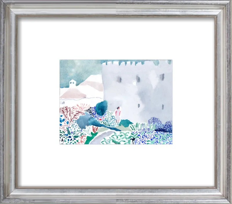 Castle Flowers by Charlotte Ager for Artfully Walls