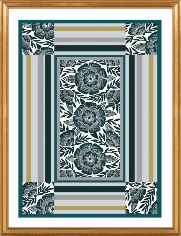 Botanical Frame 1 by Katharine Watson for Artfully Walls