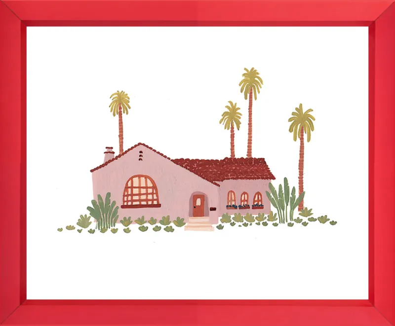 Pink Bungalow by Taylor Ann for Artfully Walls