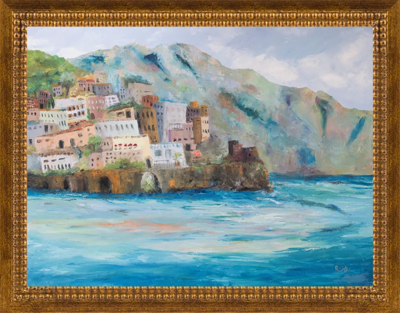 Amalfi Coast by Renee A Ortiz for Artfully Walls