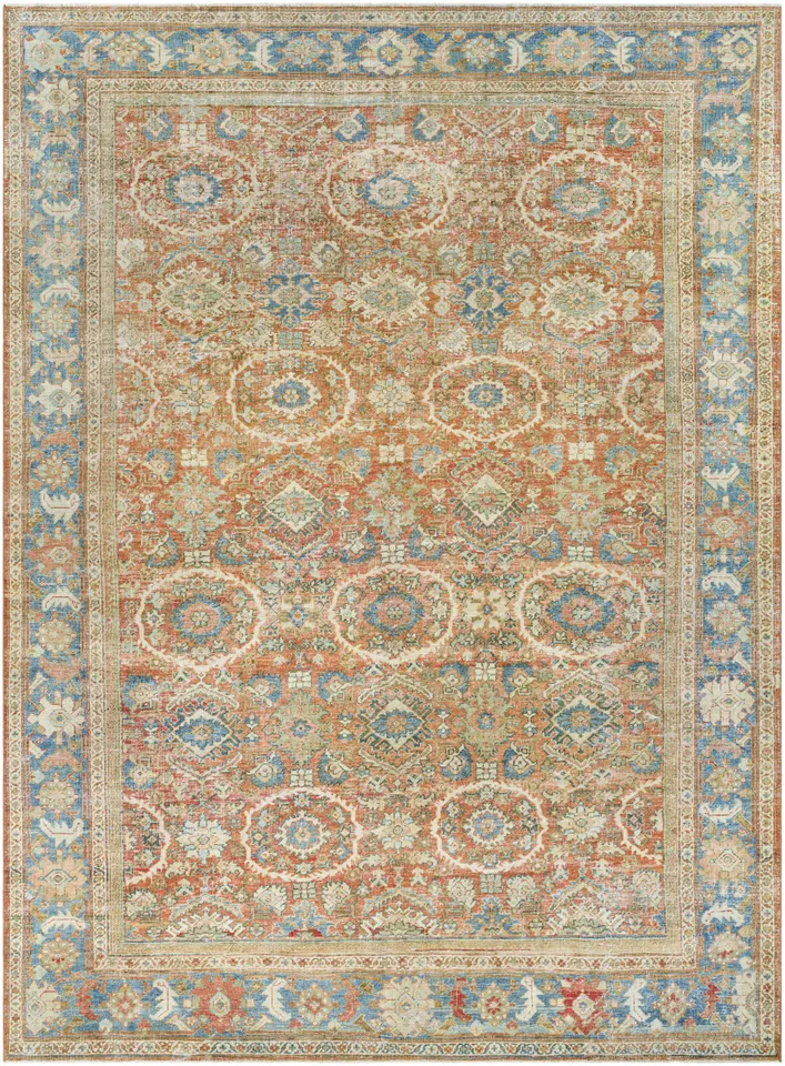 Antique One of a Kind  Indoor 8'4" x 11'8" Handmade Rug