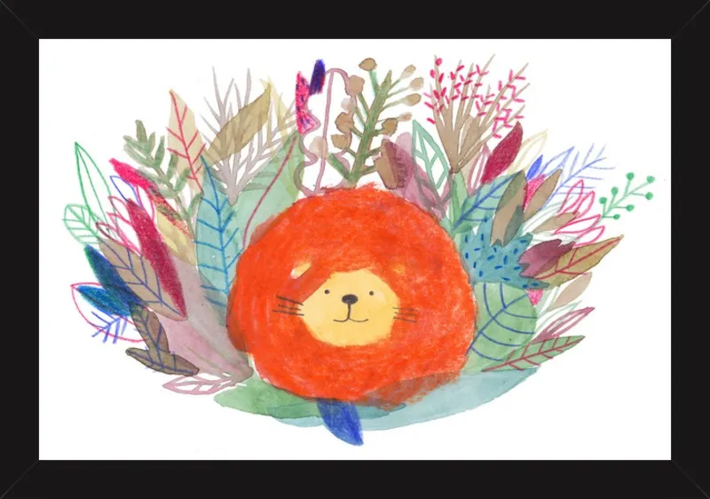 Lion by Marion Barraud for Artfully Walls