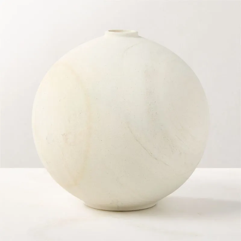 Artesian White Sandstone Vase Small