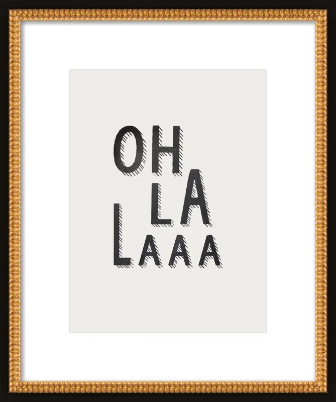 Oh la la by Lonneke de Roos - Kind of Style for Artfully Walls