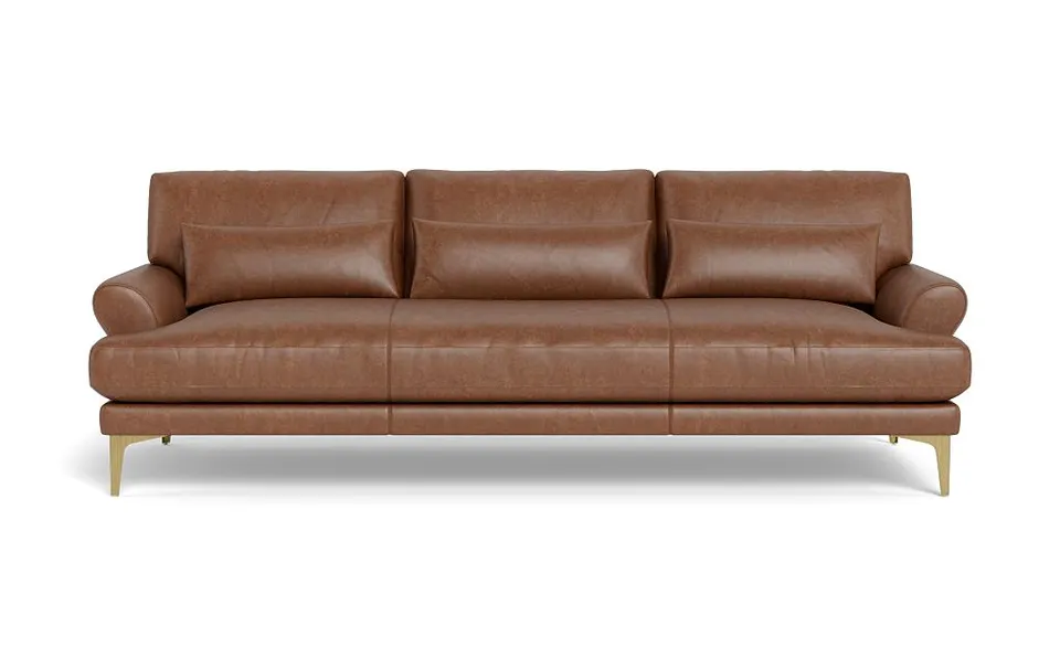 Maxwell Leather Sofa by Apartment Therapy