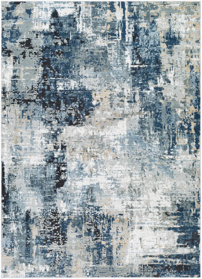 Jolie Gray Indoor 5'3" x 5'3" Machine Woven Rug