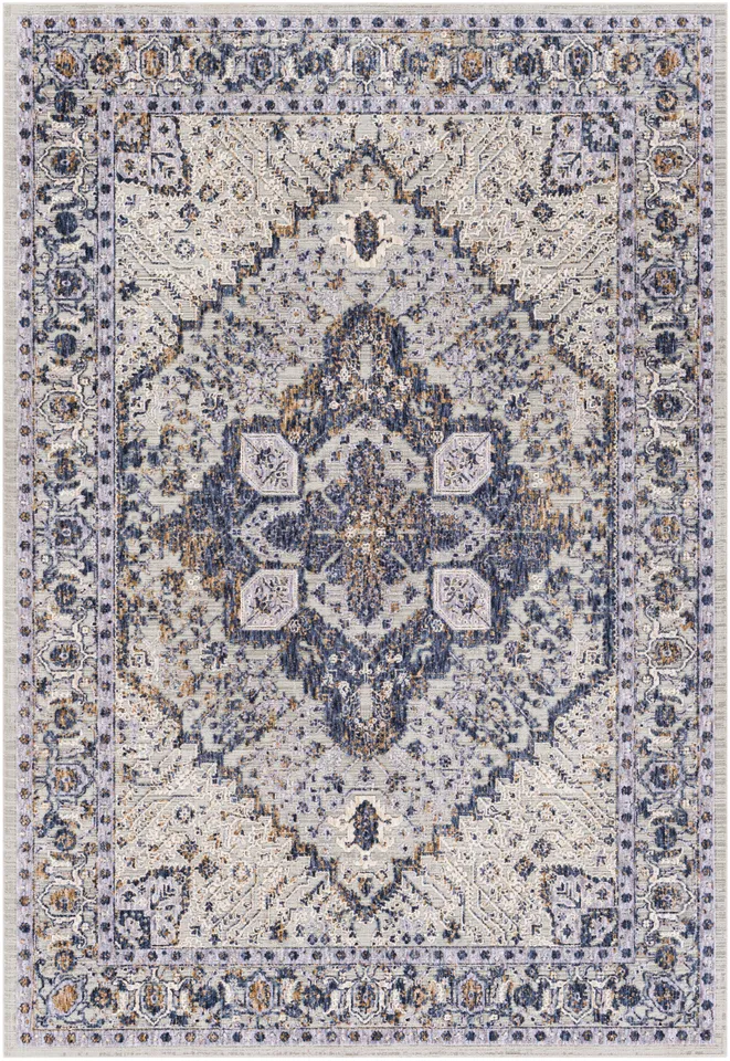 Infinity Gray Indoor 12' x 15' Machine Woven Rug