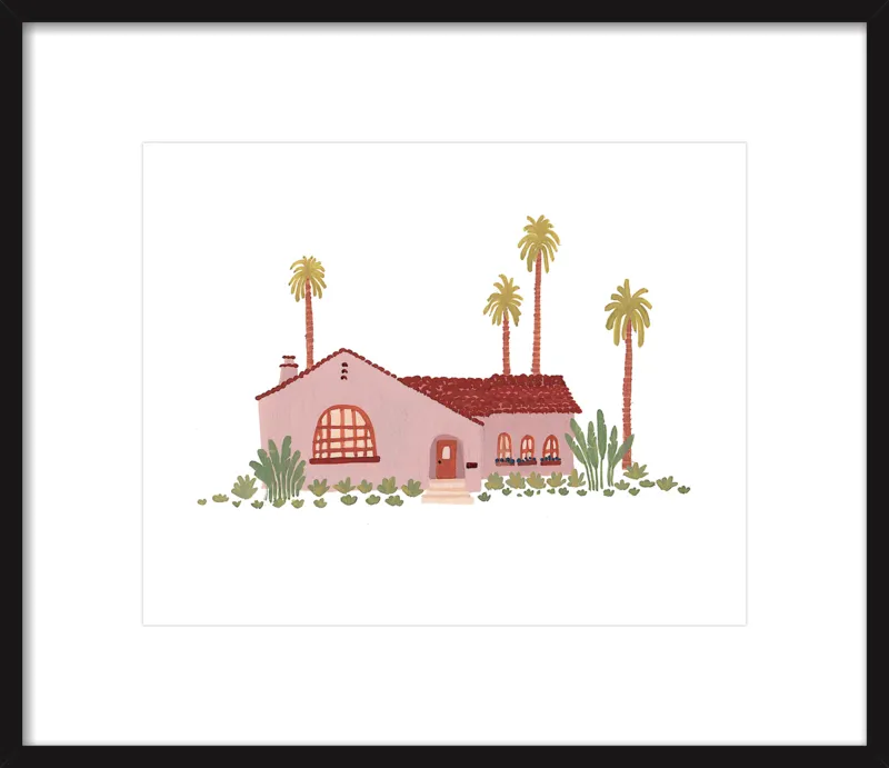 Pink Bungalow by Taylor Ann for Artfully Walls