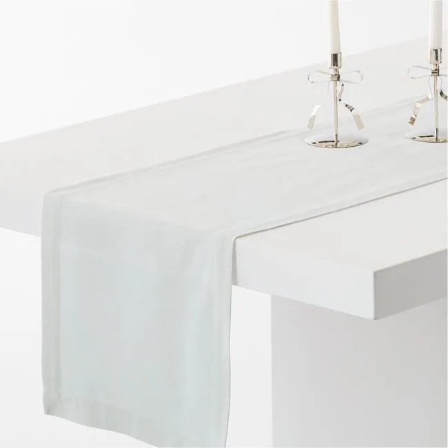 Silver 108" Table Runner