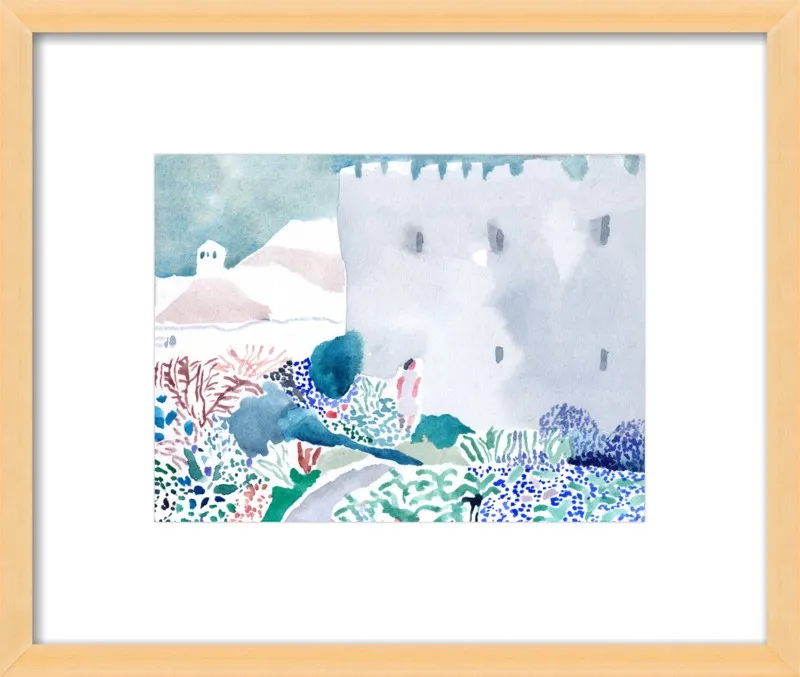 Castle Flowers by Charlotte Ager for Artfully Walls