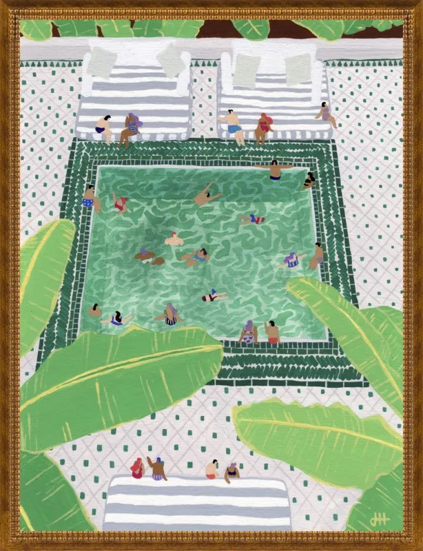 Green Riad by Joanne Ho for Artfully Walls