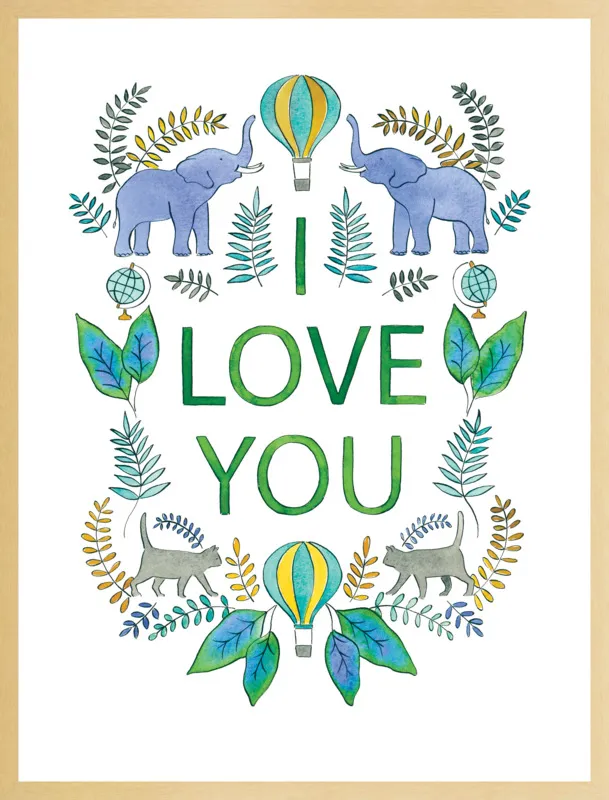 I Love You by Rachel Rogers for Artfully Walls