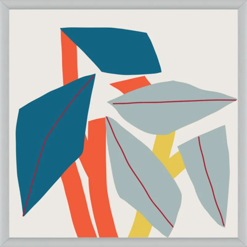 Colourful leaves by Jessica Nielsen for Artfully Walls