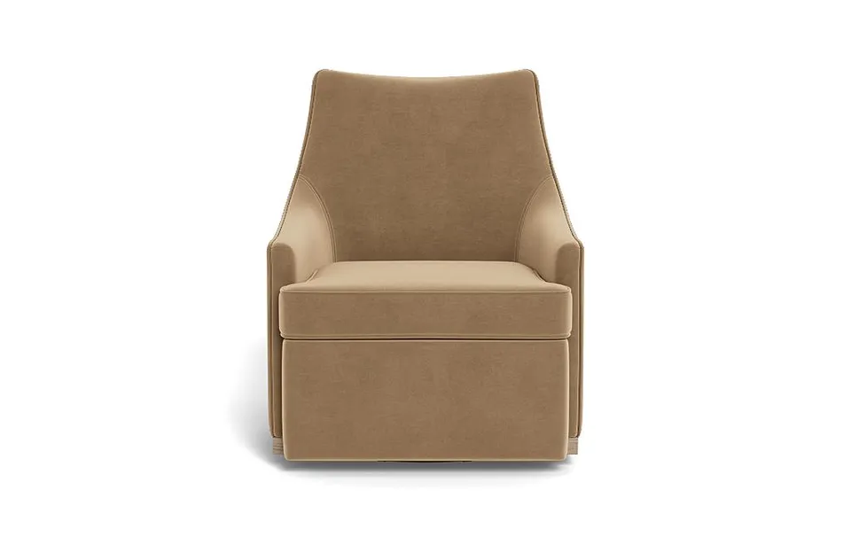 Kingsley Swivel Chair with Contrast Piping