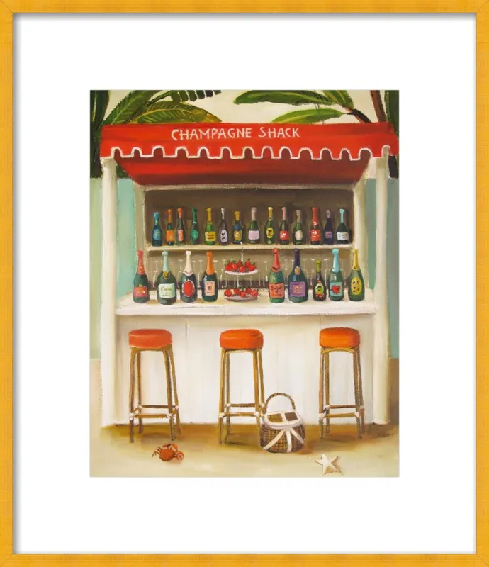 Champagne Shack by Janet Hill for Artfully Walls