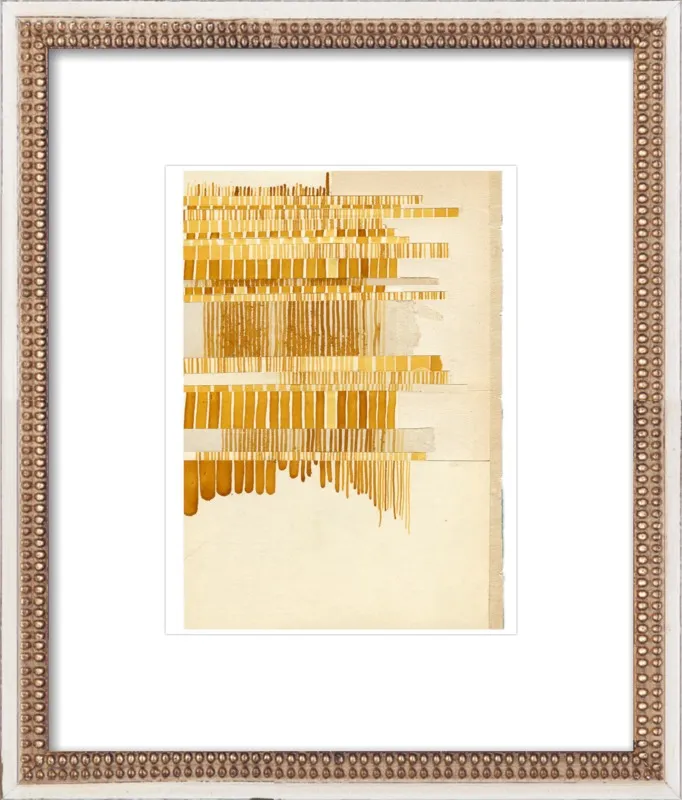 Not a Circle (Ochre 1) by Kate Castelli for Artfully Walls