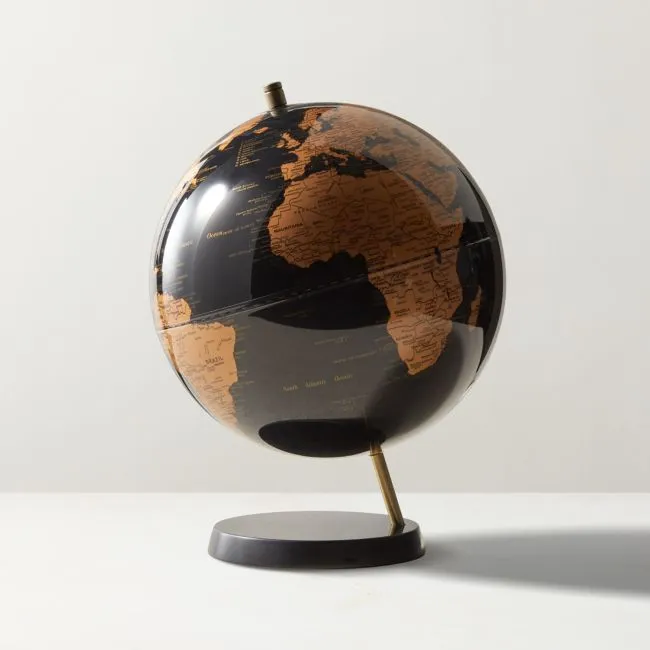 Black Acrylic Globe