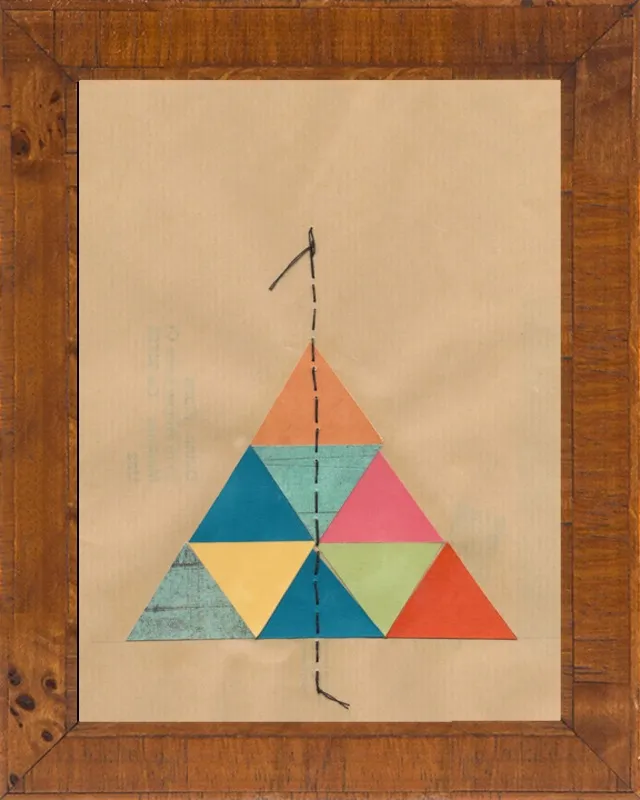 Pyramid Series 1 by Jan Weiss for Artfully Walls