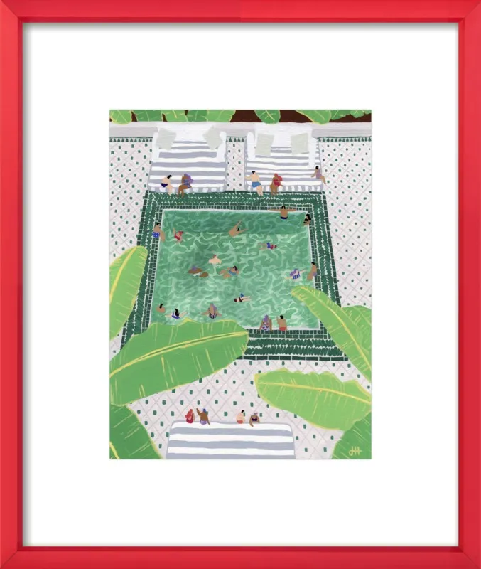 Green Riad by Joanne Ho for Artfully Walls