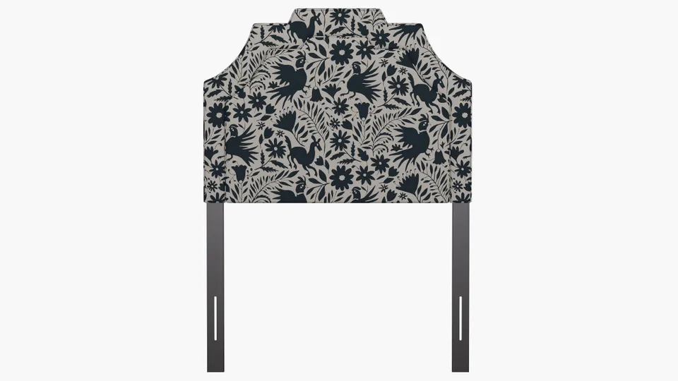 Art Deco Headboard, Ink Frida, Twin