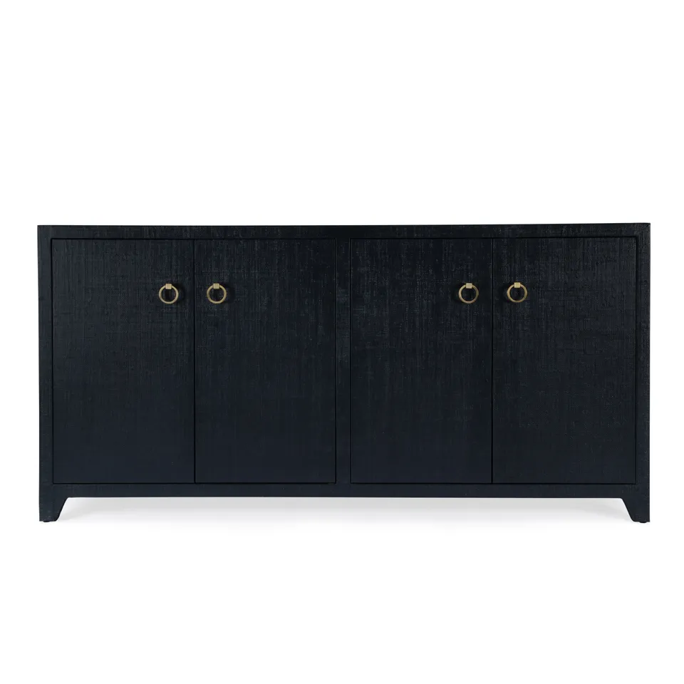 Bar Harbor Navy Raffia Sideboard