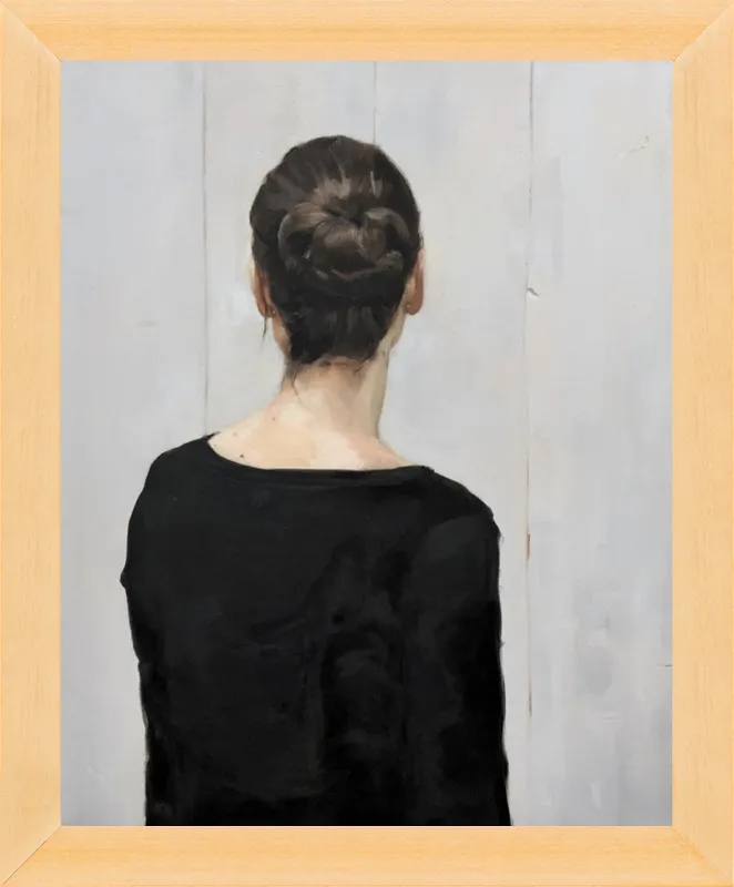Portrait of a young woman by Philine van der Vegte for Artfully Walls