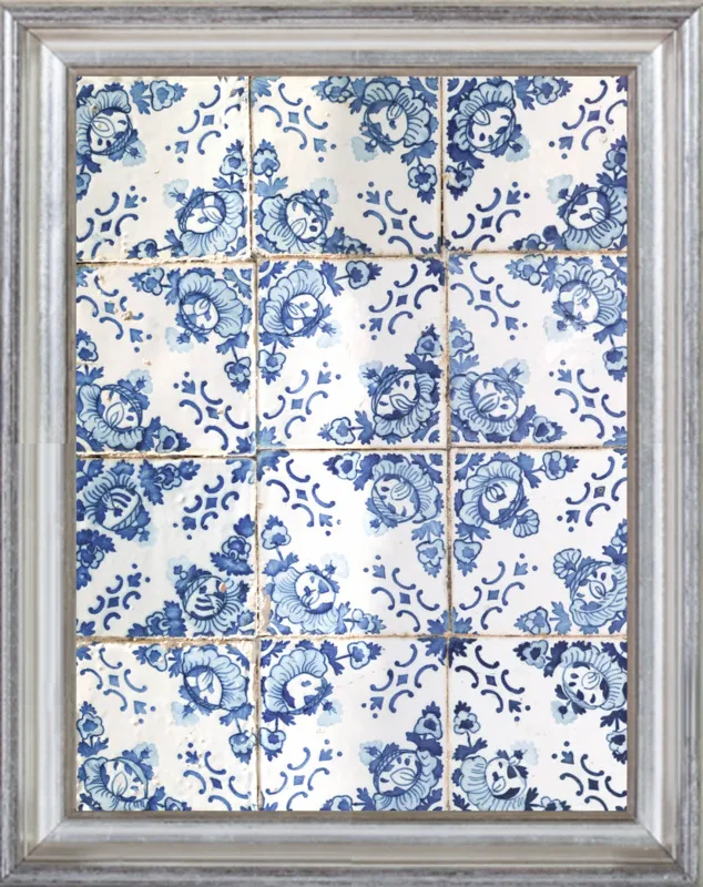 Azulejos by Ingrid Beddoes for Artfully Walls