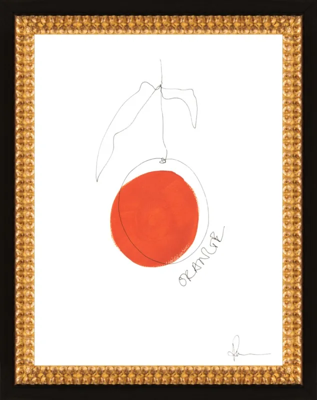 Orange by Polly Mann for Artfully Walls