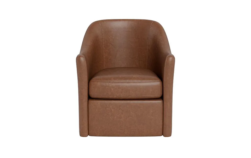 Savona Leather Swivel Chair