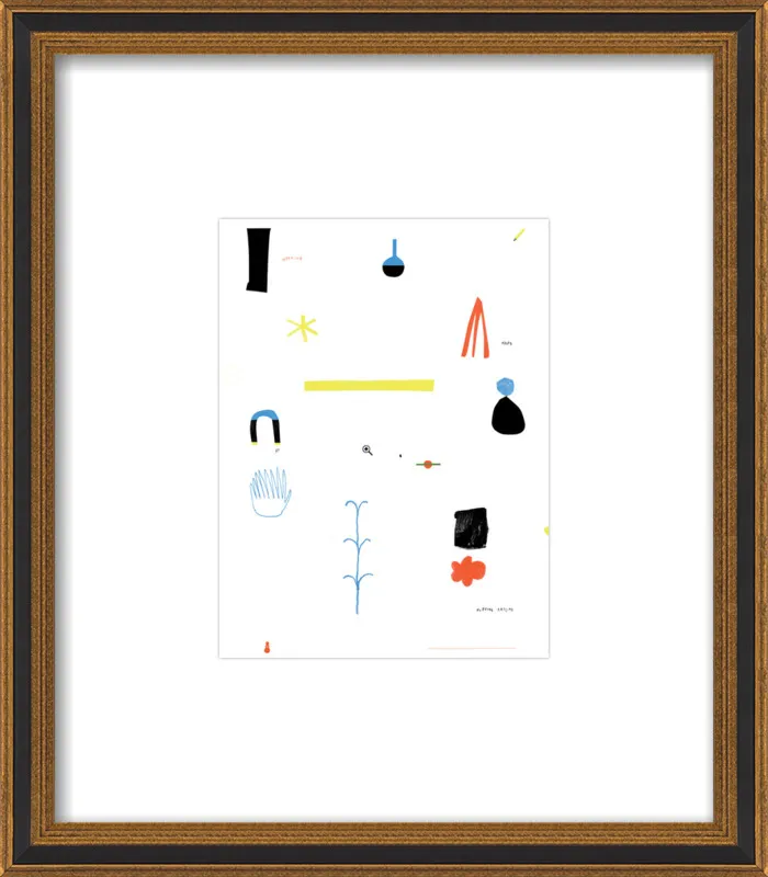 Working hard by playing around  by Agata Królak for Artfully Walls