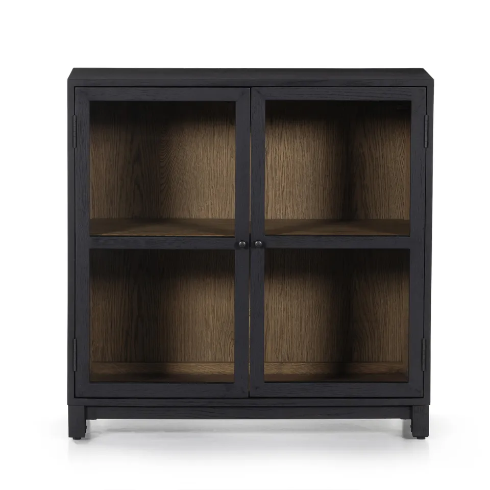 Millie Small Cabinet - Drifted Matte Black