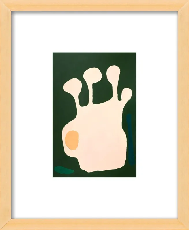 Nectarine Vase, abstraction 11 by Neicy Frey by Neicy Frey for Artfully Walls