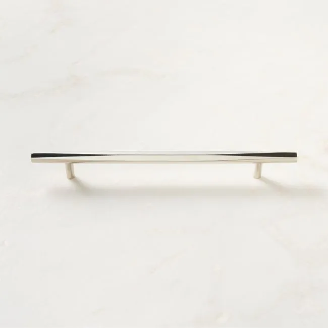 Lang Polished Nickel Cabinet Handle 8"