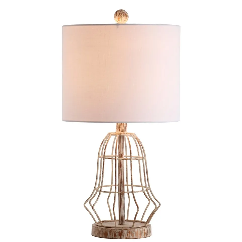 Canes Table Lamp - Metal Antiqued