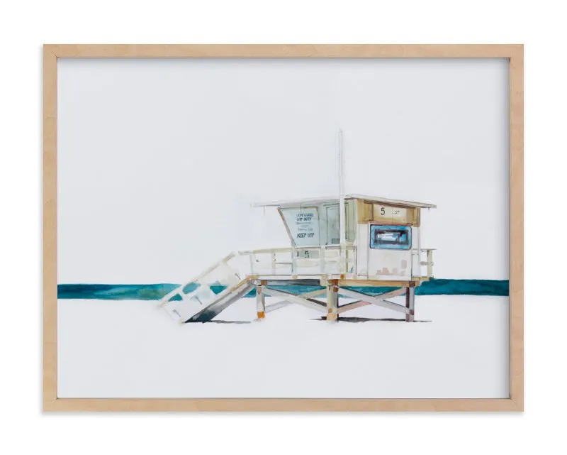 Hermosa Beach Lifeguard Tower Limited Edition Fine Art Print