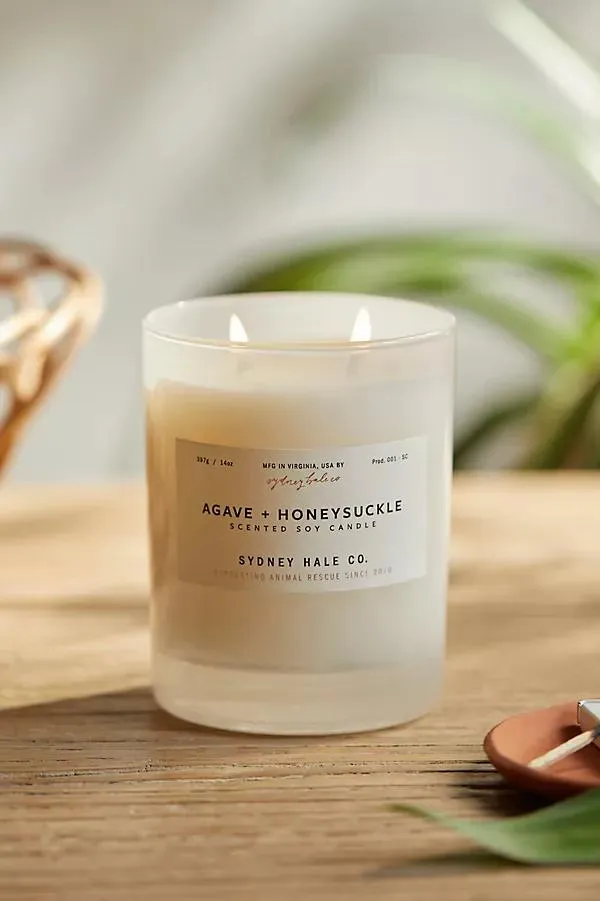 Sydney Hale Candle, Agave + Honeysuckle