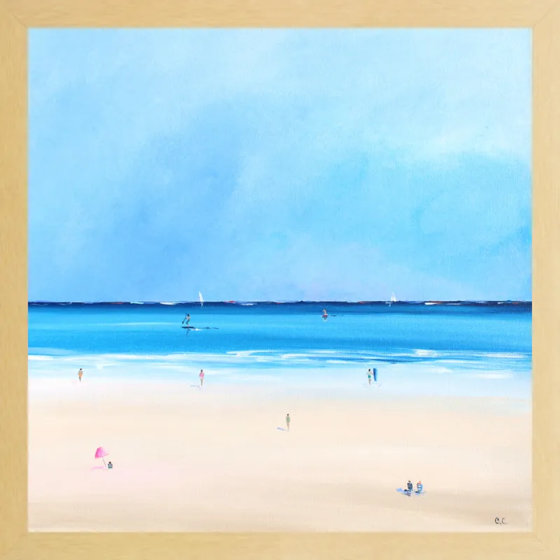 Smooth Ocean Sale by Caroline Chriss  for Artfully Walls