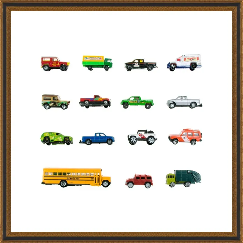 Vintage Toy Trucks by Jennifer Steen Booher for Artfully Walls
